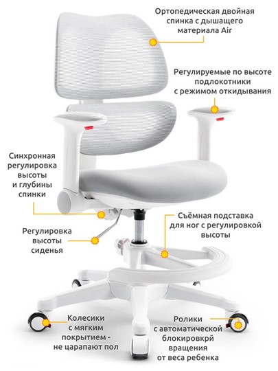 Растущее детское кресло Dream Air Y-607 G в Саранске - изображение 1