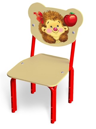 Детский растущий стул Ежик (Кузя-Еж(1-3)ВКр) в Саранске - изображение