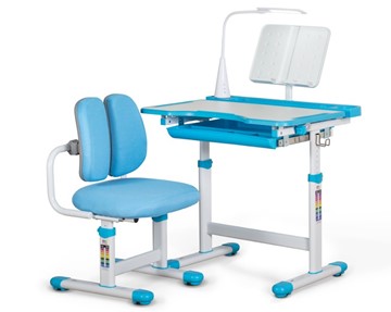 Комплект из растущего стола и кресла Mealux EVO BD-23 Blue в Саранске