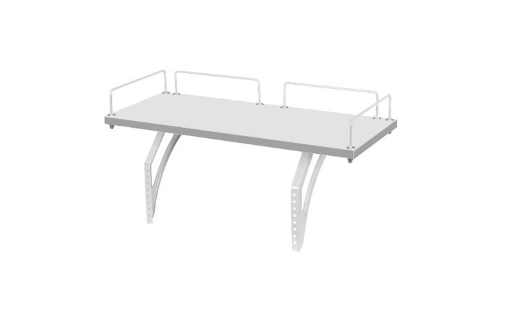 Детский стол-трансформер 1/75-40 (СУТ.25) + Polka_z 1/600 (2шт) белый/белый/Серый в Саранске - изображение 1