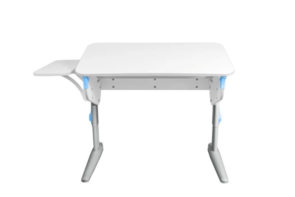 Детский стол-трансформер 5/100 (СУТ.46) + Polka_b 5/550 Рамух белый/серый/ниагара в Саранске - изображение