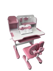 Парта растущая + стул Vivo Pink FUNDESK в Саранске - предосмотр 2