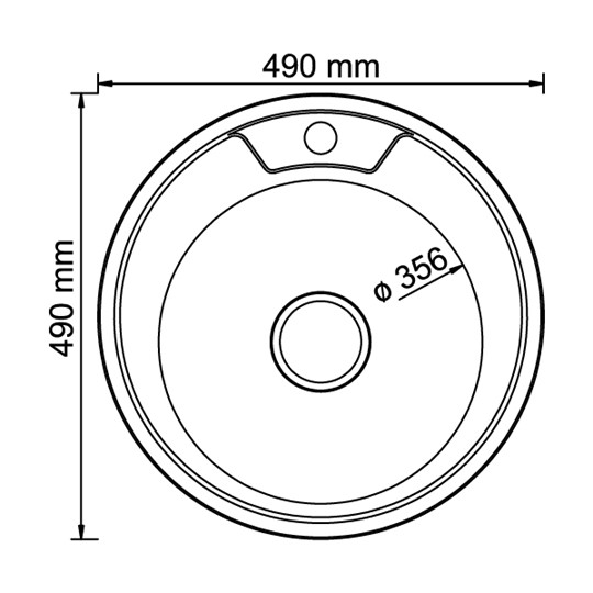 Мойка круглая D-490 в Саранске - изображение 1