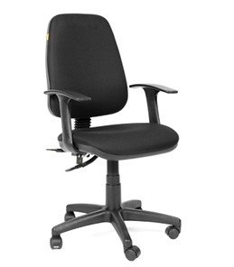 Офисное кресло CHAIRMAN 661 Ткань стандарт 15-21 черная в Саранске - предосмотр