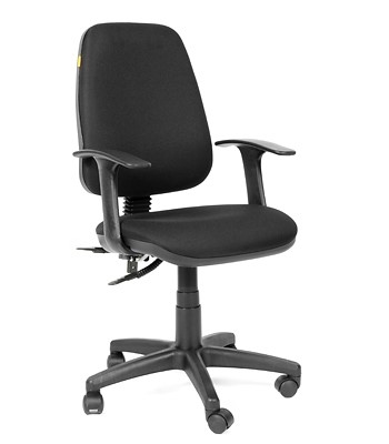 Офисное кресло CHAIRMAN 661 Ткань стандарт 15-21 черная в Саранске - изображение