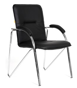 Кресло компьютерное CHAIRMAN 850 Экокожа Terra 118 черная в Саранске - предосмотр